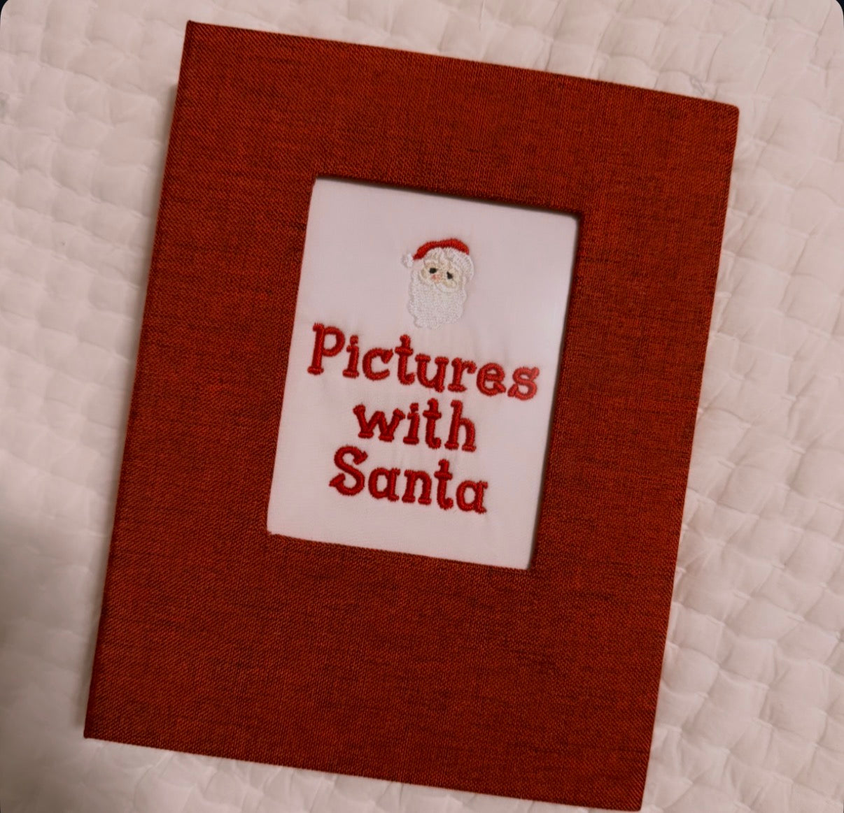 Pictures with Santa Keepsake Book