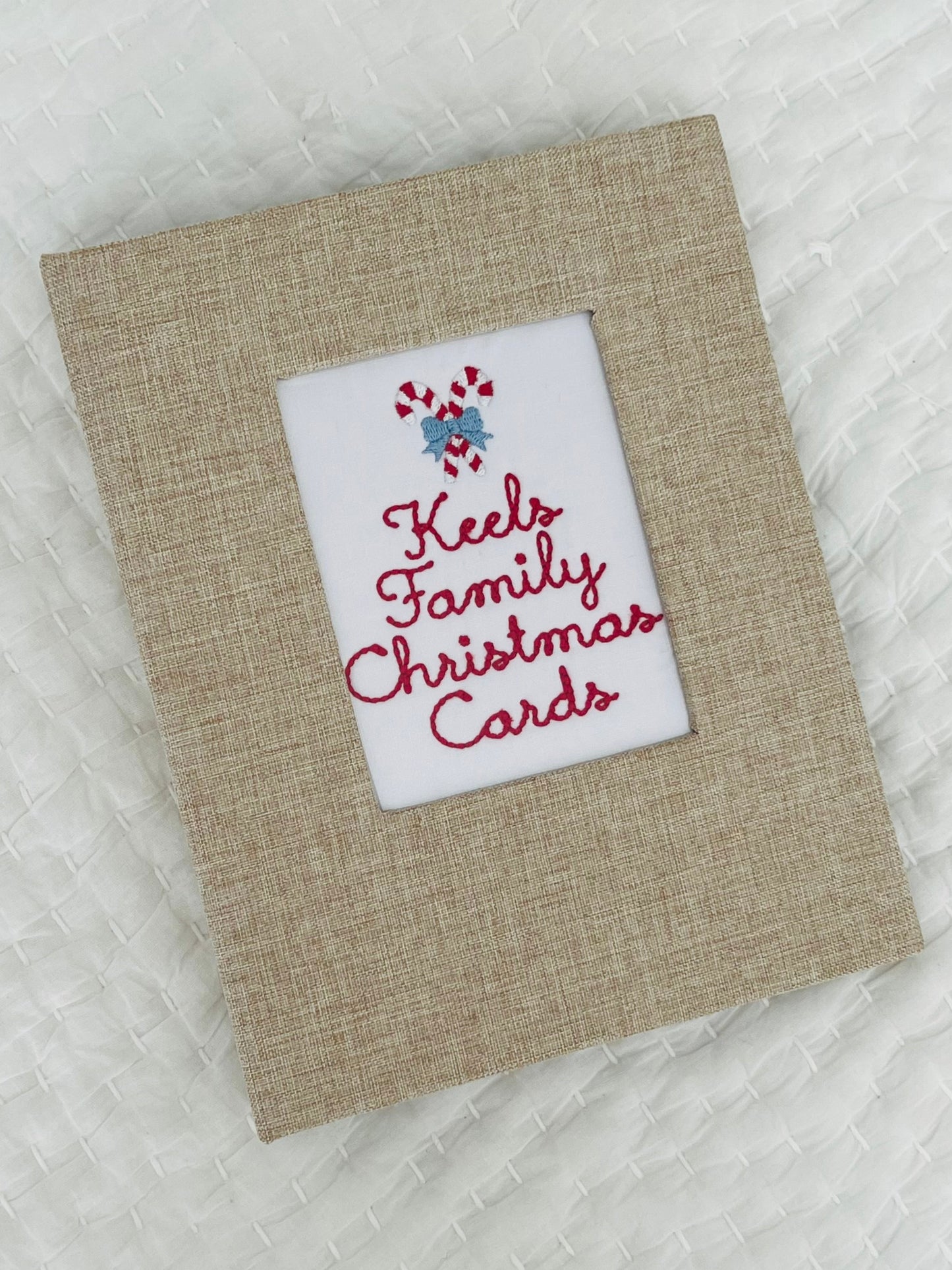 Christmas Card Keepsake Book