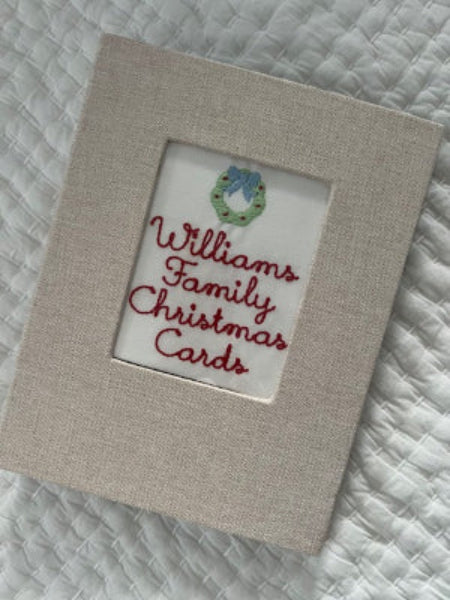 Christmas Card Keepsake Book